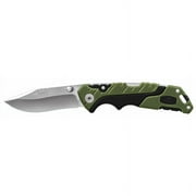 Buck Knives Folding Pursuit Black/Green 420 HC Steel 7.38 in. Folding Knife