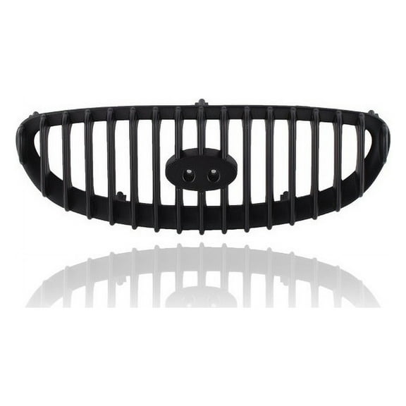 Grille - Compatible/Replacement for '97-98 Hyundai Sonata Base/GL - Main Black Frame Insert, Emblem Provision - 8635134500