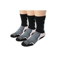 thumbnail image 3 of Thorlos Unisex Experia Jet Crew 3 Pair Pack Jet Turquoise Socks XS Women's Shoe 5-6.5, 3 of 4