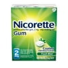 Nicorette Nicotine Coated Gum to Stop Smoking, 2mg, Fresh Mint Flavor - 100 Count