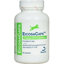 Dechra EicosaCaps Omega 3 & 6 Capsules for Dogs 41-70 lb 60 Count