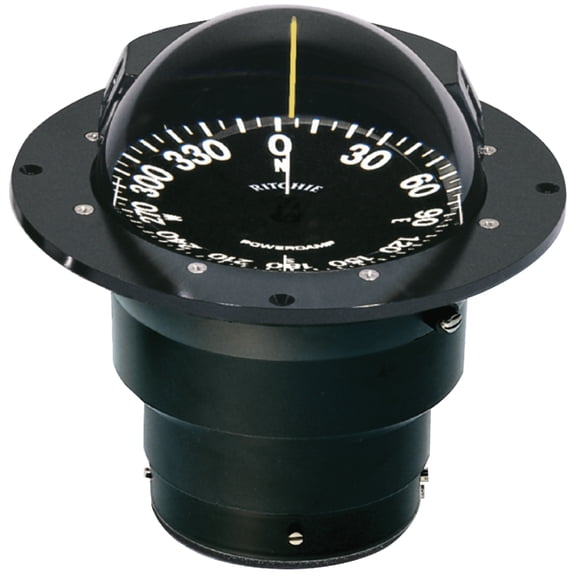 RITCHIE COMPASSES FB-500-5N12 Compass, Flush Mount, 5" Dial, Black