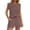 Brown 1, variant on JYnXIANTI 2 Piece Short Sets for Women Sleeveless Pleated Tank Tops Elastic Waist Shorts Sets Summer Sweatsuit Workout Matching Set
