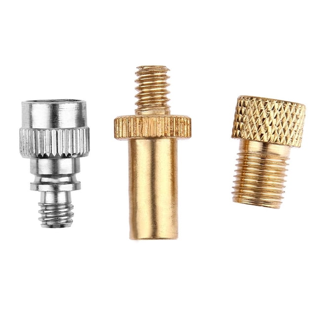 Adaptadores de válvula Presta a Schrader para bicicleta + Extensión de válvula Presta