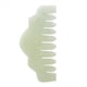 thumbnail image 4 of 3X Naturaleza Tradicional Jade Peine Masaje Spa Acupuntura Terapia de la Cabeza Tratamiento del Punto de Activación en la Cabeza Gua Sha Board, 4 of 5