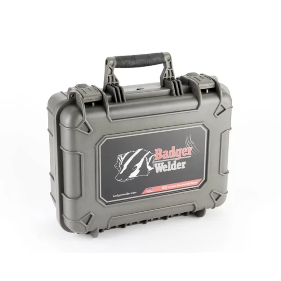 Badger Welder Portable Welding Kit with Batteries, Welding Gun, Wire Feeder, Ground Clamp