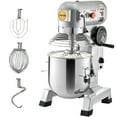 thumbnail image 1 of VEVOR Commercial Stand Mixer, 15Qt Stainless Steel Bowl, 500W Heavy Duty Electric Food Mixer with 3 Speeds Adjustable 113/184/341 RPM, Dough Hook Whisk Beater Included, Perfect for Bakery Pizzeria, 1 of 9