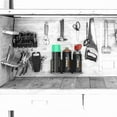 thumbnail image 5 of Koova 3 Aerosol  Spray Can Holder | Easy Install Wall Mount | Heavy-Duty Powder Coated Steel Storage Rack for Garage & Home | Craft Workspace Paint Bottle Organizer | Hardware Included | USA Made, 5 of 5
