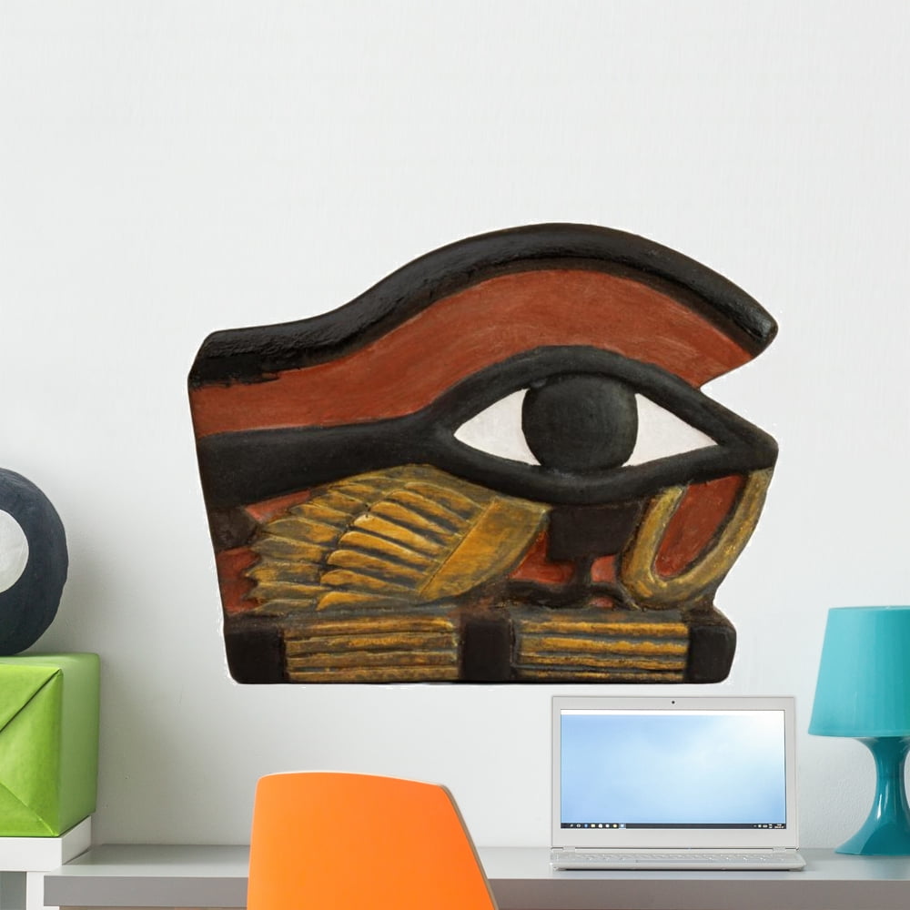 Eye Horus Wall Decal by Wallmonkeys Peel and Stick Graphic (24 in W x ...