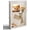 Distressed White, variant on HomeMate 5x5 Small Shadow Box Picture Frame Display Case with Soft Linen Back, White Wooden Memory Shadow Box Frame with Tempered Glass Cover for Wall or Tabletop Display