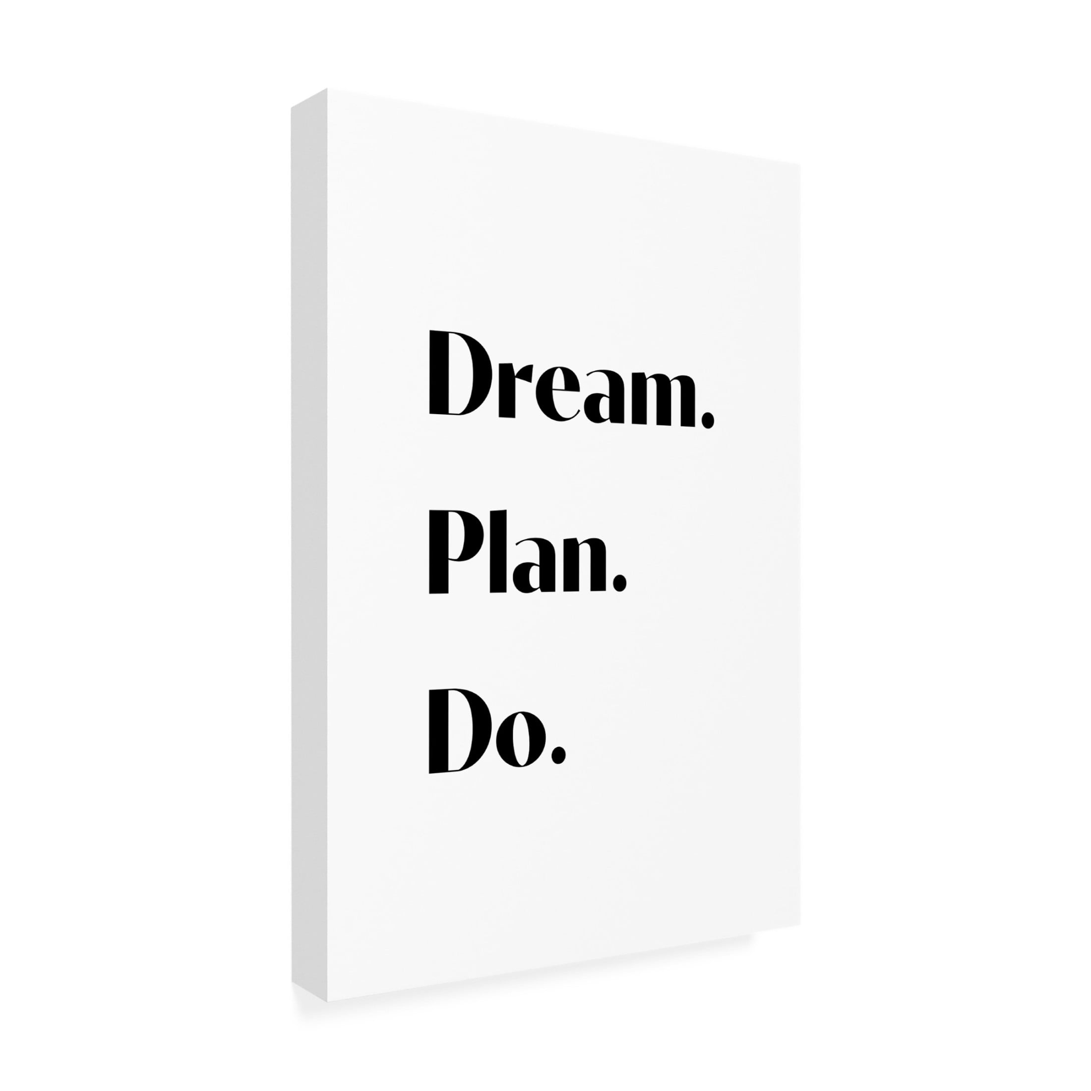 Trademark Fine Art Pictufy Studio II Dream Plan Do Canvas Wall Art