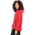 thumbnail image 6 of Augusta Sportswear B30134707 Eco Revive Women Polar Fleece Hooded Full-Zip Jacket, Scarlet - 2XL, 6 of 7