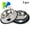 Black&Grey, variant on Byepica 2PCS Pet Bowl Stainless Steel Non-skid Cute Dog Bowl Cat Bowl with 2 Food Scoop