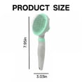 thumbnail image 2 of ACDANC Cat Brush for Long Haired Cats,Easy Fur Removal Cat Brushes for Indoor Cats,135° Bent Needles Cat Hair Brush,Green-Gray, 2 of 6