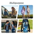 thumbnail image 6 of HUIACONG Kids Backpack 4-IN-1 Set Snow Leopard Lightweight 300g for Boys Girls 6-10 Detachable Lunch Box Pencil Case Water Bottle Holder School Book Bag, 6 of 7