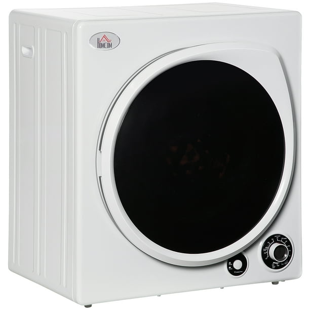 Costway 1350W Electric Compact Laundry Dryer 13.2 lbs Clothes Dryer 5 - See Details - White