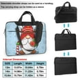 thumbnail image 2 of ZICANCN Laptop Case 14 inch, Cute Gnome Santa Gingerbread Work Shoulder Messenger Business Bag for Women and Men, 2 of 9