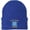 Royal Blue, variant on Coast Guard Veteran Embroidered Beanie | USA Military Patriotic Winter Knit Hat for Men & Women (Black)