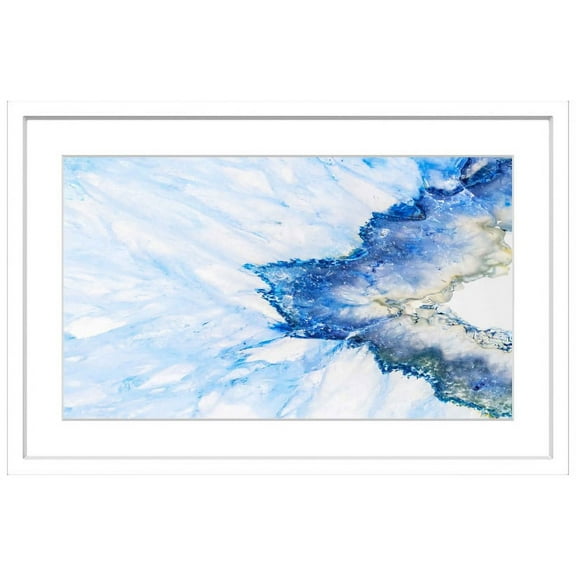 Marmont Hill "Snow And Sea" Framed Painting Art Print, 30.0" x 1.5"