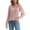 Pink, variant on EDFBUYKRS Chiffon Blouse Fall Women Lightweight Sunscreen Shirt Long Sleeve Block Xl
