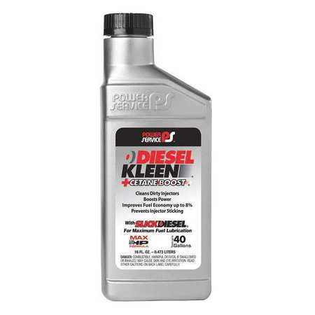 POWER SERVICE PRODUCTS 03016-09 Diesel Fuel Additive,Amber,16 oz. (Best Diesel Engine Cleaning Additives)