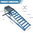 thumbnail image 3 of LARBANKE 2-Pack 5T Hydraulic Car Ramps with Night Stickers, 11,000LBS Steel Garage Lift for Auto Oil Changes (9.8"-15"), 3 of 8