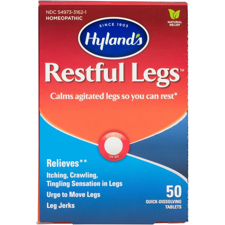 Hyland's Restful Legs Tablets, Natural Relief of Itching, Crawling