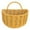 B, variant on geerera Plastic Woven Wall Hanging Storage Basket Home Living Room Wall Decoration Hanging Basket