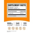 thumbnail image 3 of BulkSupplements L-Lysine HCl Capsules, Health, Boost, 1000mg, 240 Capsules, 3 of 7