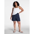thumbnail image 2 of Time and Tru Women's Linen Blend Shorts, 5" Inseam, Sizes XS-XXXL, 2 of 6