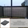 thumbnail image 6 of Balcony Privacy Screen Fence Cover, HDPE, UV Protection, Dark Gray, 9x0.5m, for Deck, Patio, Backyard, Outdoor Pool, 6 of 9