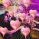 thumbnail image 1 of Globos de corazón, globos de aluminio con forma de corazón, globos de amor, globos de San Valentín para bodas, decoraciones de despedida de soltera, aniversarios., 1 of 6