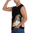 thumbnail image 3 of Balery Coffee Gnome (2) Camisetas sin mangas para hombre, absorbe la humedad y protege contra el mal olor.-XX-Large, 3 of 7