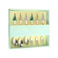 thumbnail image 2 of Christmas Spoon Stainless Steel Christmas Tree Tea Spoon for Home, Xmas Coffee Spoon Dinner Forks Dessert Spoon Stirring Spoon Ice Cream Spoon Creative Tableware Gift, Christmas Spoon 6pcs Gift Box, 2 of 8