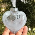 Aehas 2024 Christmas Tree Balls Ornaments 1Pc Heart Shape A Piece Of My