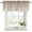 Light Beige Reddish Brown, variant on 2 Pack Green Eucalyptus Leaves Valances for Windows Bedroom Living Room Window Treatments, Summer Botanical Weeping Rustic Rod Pocket Valance Drapes Short Kitchen Curtains Over Sink 60"x18"