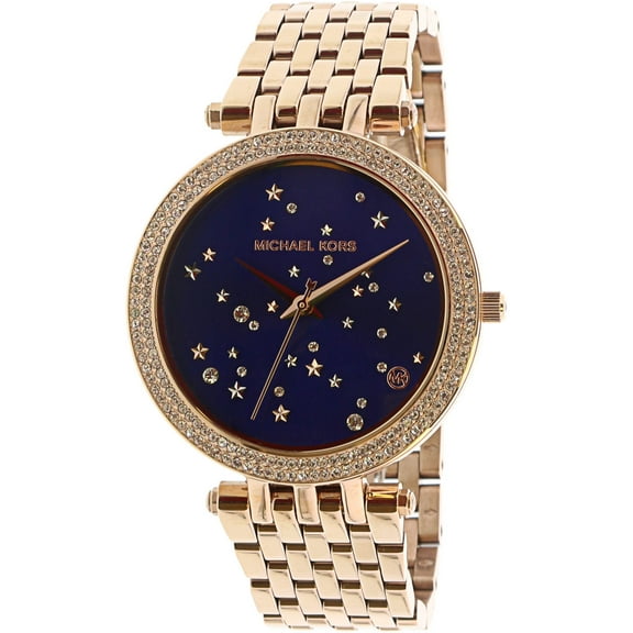 WATCH  MICHAEL KORS STAINLESS STEEL BLUE PINK GOLD WOMEN  MK3728