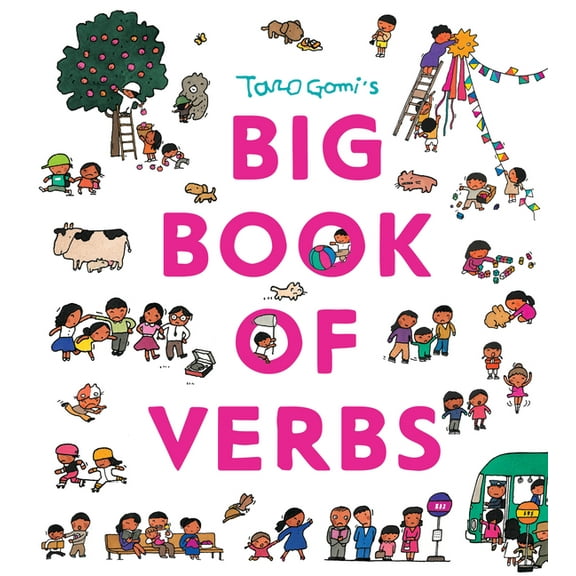 Taro Gomi's Big Book of Verbs, (Hardcover)