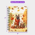 thumbnail image 5 of Welcome Fall Belgian Malinois Enjoys School Time Autumn Fall Leaves Spiral Bound Journal Sheepdog Dog Lover Gifts 5x7in Spiral Notebook - 02013, 5 of 5