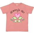 thumbnail image 3 of Inktastic Granny's Girl Heart Flowers Girls Toddler T-Shirt, 3 of 5