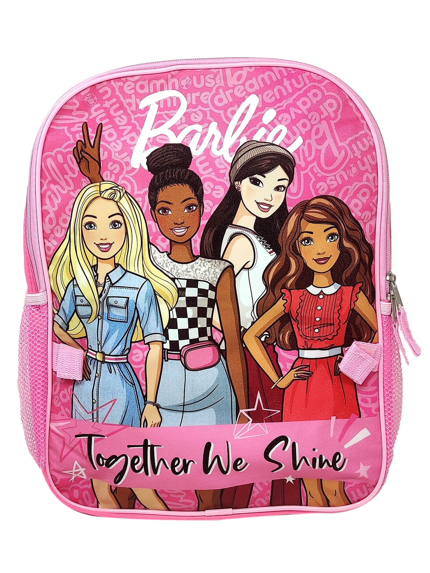 Barbie Backpack 4 Piece Set | Girls School Bag Set | Girls Backpack, Lunch  Bag, Water Bottle and Pencil Case Set | Childrens Backpack | Pink