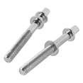 thumbnail image 1 of 2PCS Iron Drum Tight Screw Stainless Steel Tension Rods Percussion Replacement Accessory WC902, 1 of 12