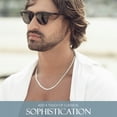 thumbnail image 4 of KISPER 925 Sterling Silver Italian 5mm Cuban Chain Necklace w/ Lobster Clasp, 4 of 8