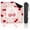 Color 1, variant on Mahjong Mat 31.5" x 31.5" Red Cherries Hearts Bows Cream Non-Slip Noise Reduction American Mahjong Tiles Table Cover for Dominoes Poker Card Board Games Gift