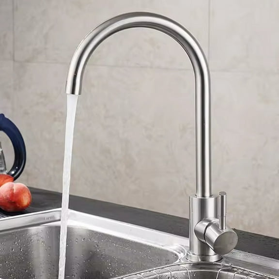 1 Piece 18mm Brushed Stainless Steel Faucet Outlet Pipe Kitchen Faucet Replacement Sink Faucet Spout