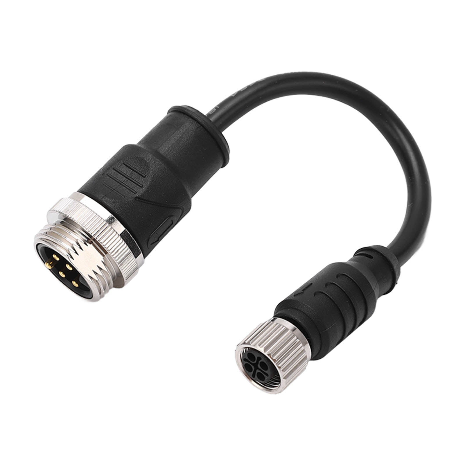 M12 Male To Female Straight Connector, Strong Reliability 9A M12