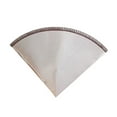 thumbnail image 5 of FOMIYES Reusable Stainless Steel Coffee Dripper Cone Shaped Filter for Clear Flavorful Coffee, 5 of 7