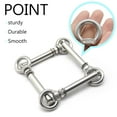 thumbnail image 3 of 5Pcs Expansion Eye Bolt M8x90mm 304 Stainless Steel Expansion Screws Heavy Duty Ring Lifting Expansion Anchor Eyebolt Closed Hook Wall Concrete Eye Bolt Fasteners (M8*90MM), 3 of 5