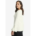 thumbnail image 3 of Jessica London Women's Plus Size Lace Cuff Pullover, 3 of 6