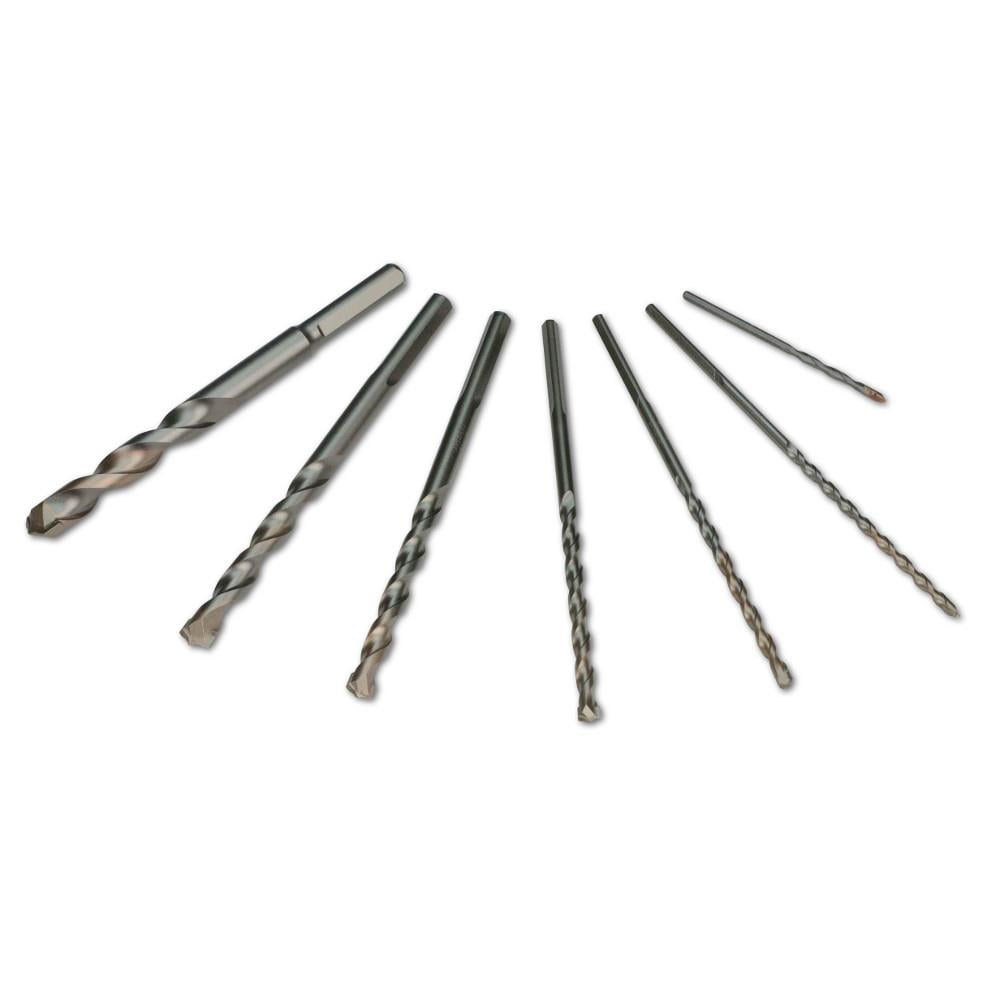Milwaukee 48-20-8857 7 Piece 3-Flat Secure-Grip Hammer Drill Bit Set
